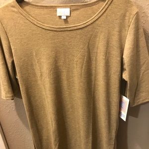 SOLD!!! Lularoe Large SOLID Tan Gigi